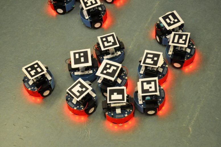 Wheeled Robots Crowd Density Experiment